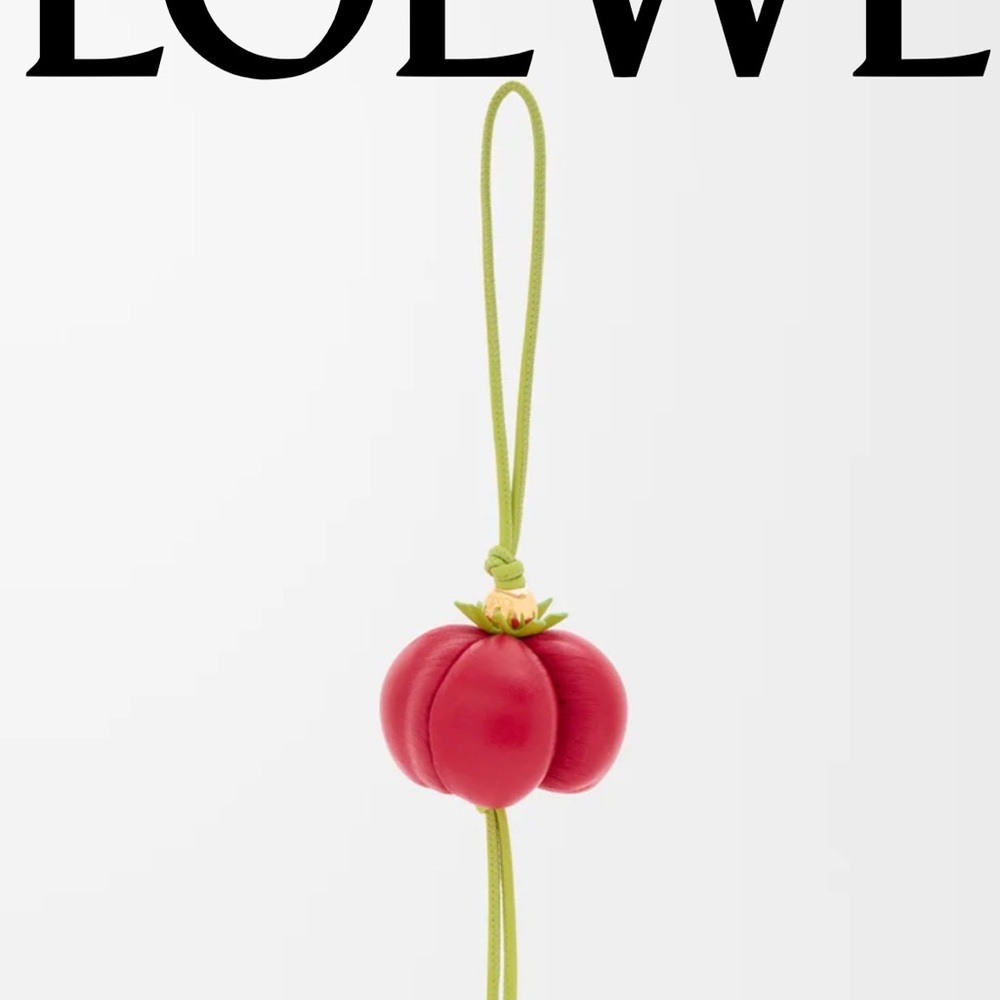 *Sold Out* Loewe Tomato Leather Bag Charm
